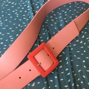 Pink belt with Red buckle 22/24 Eloquii